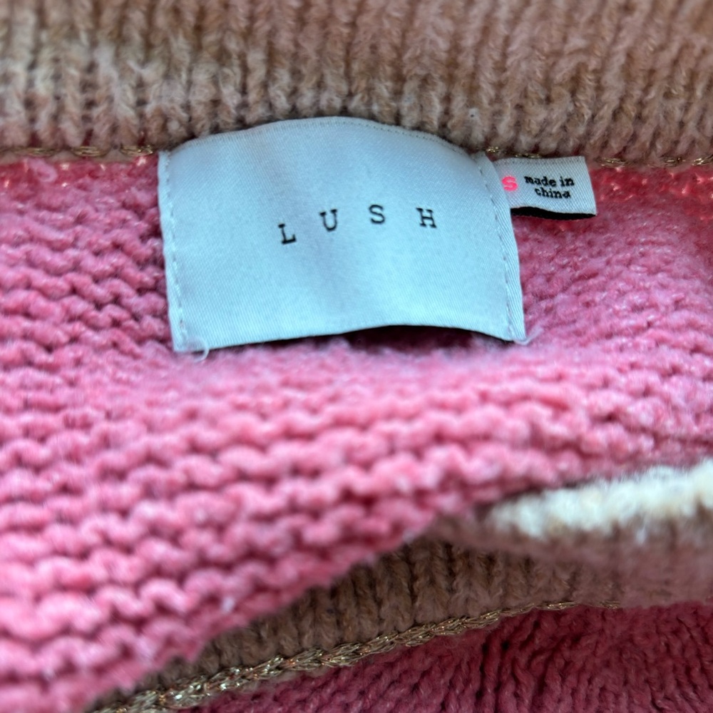 Lush Color Block Cardigan - Picture 11 of 11